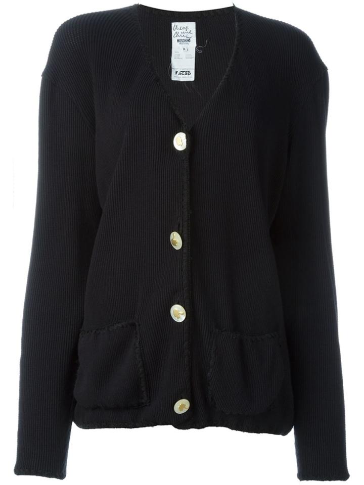Moschino Vintage V-neck Cardigan - Black