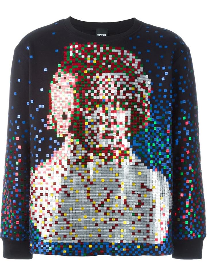 Ktz Sequinned Pixel Sweatshirt