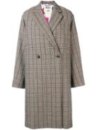 Stella Mccartney All Together Now Check Coat - Black
