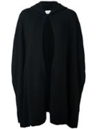 Le Kasha 'utah' Knit Poncho, Women's, Black, Cashmere
