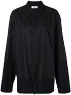 Helmut Lang Concealed Front Shirt - Black