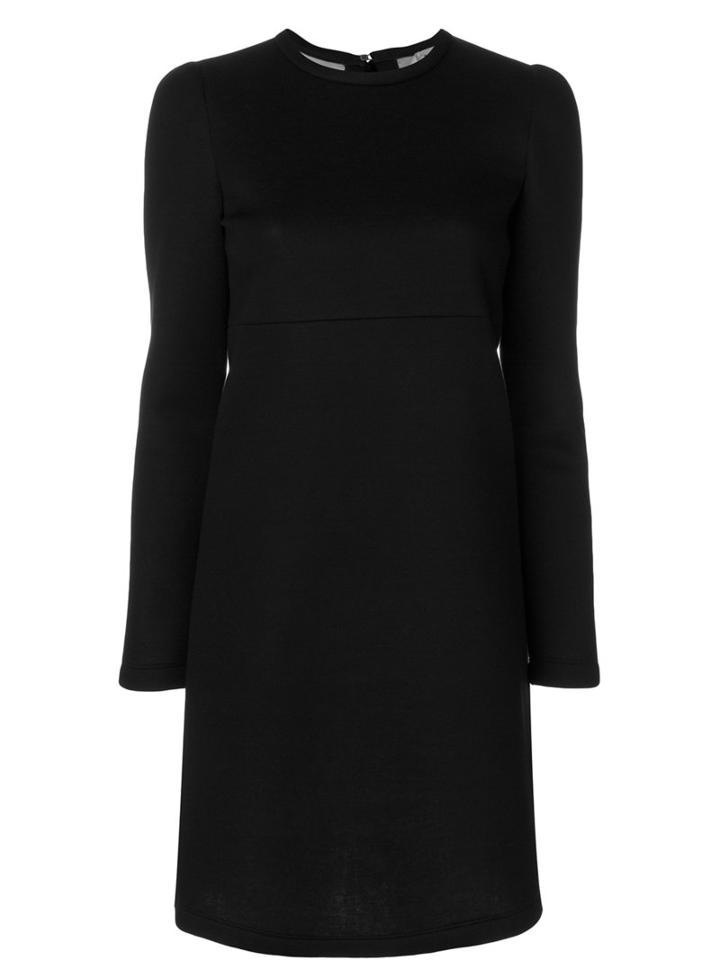 No21 - Tied Lace Back Shift Dress - Women - Silk/acetate/viscose - 42, Black, Silk/acetate/viscose