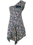 Isabel Marant - One Shoulder 'ricco' Dress - Women - Silk/cotton - 38, Silk/cotton