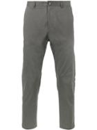 Lot78 - Striped Cropped Chinos - Men - Cotton/spandex/elastane - 32, Grey, Cotton/spandex/elastane