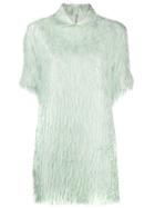 Jil Sander Longline Textured Shirt - Green