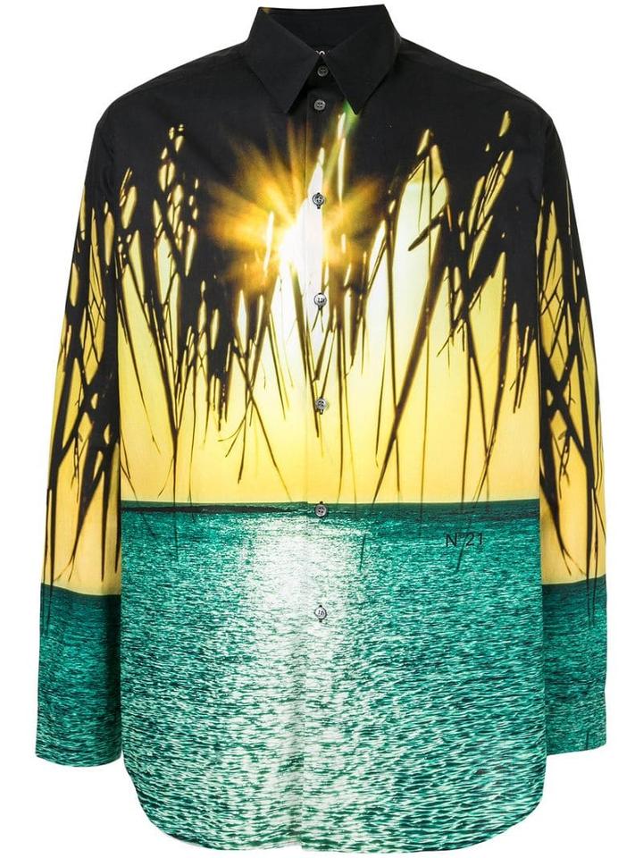 Nº21 Graphic Print Shirt - Multicolour