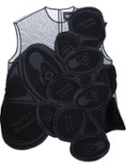 Xiao Li Sheer Panel Blouse, Women's, Size: Small, Black, Polyester