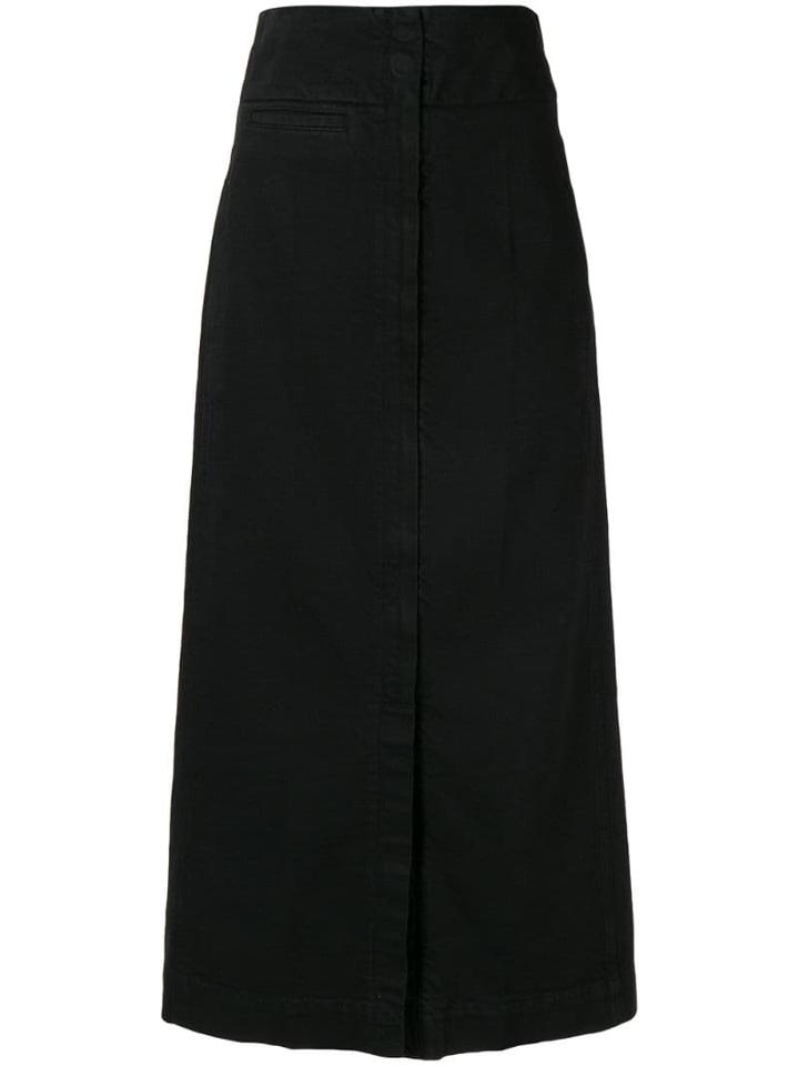 Lemaire A-line Midi Skirt - Black