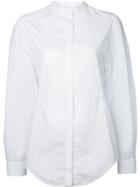 Courrèges Collarless Shirt - White