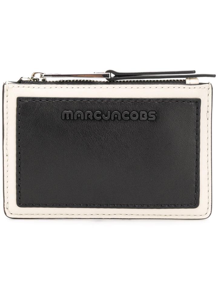 Marc Jacobs Contrast Zipped Wallet - Black