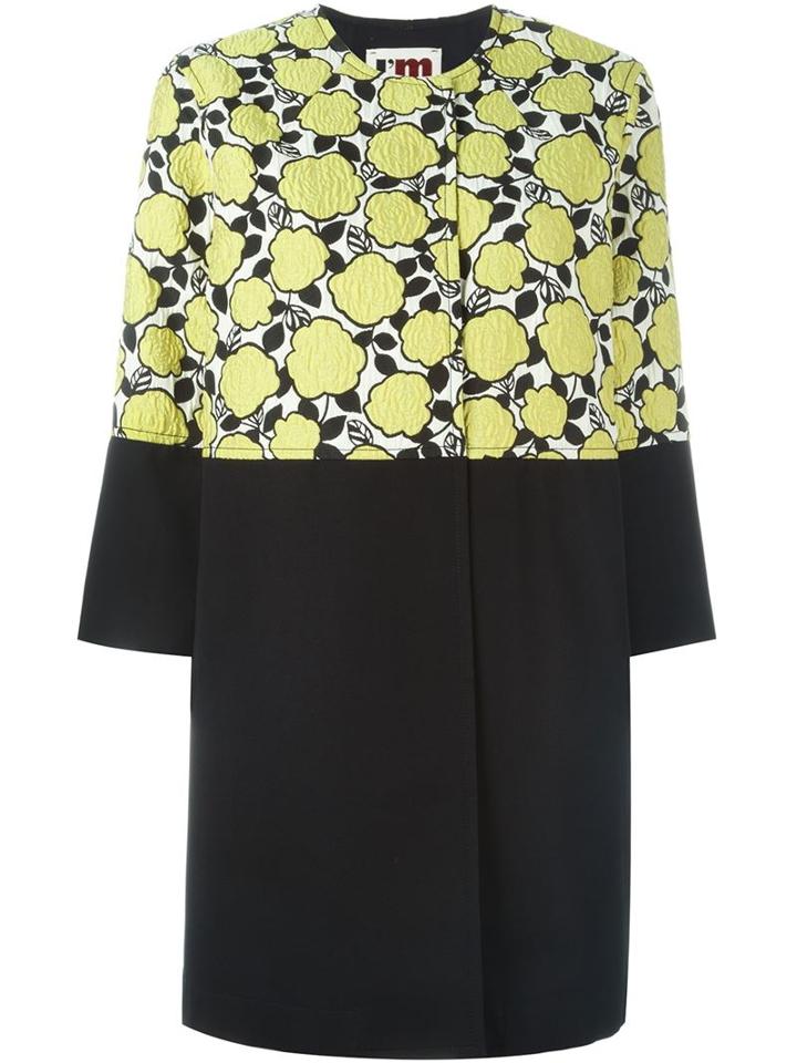 I'm Isola Marras Floral Brocade Panelled Coat