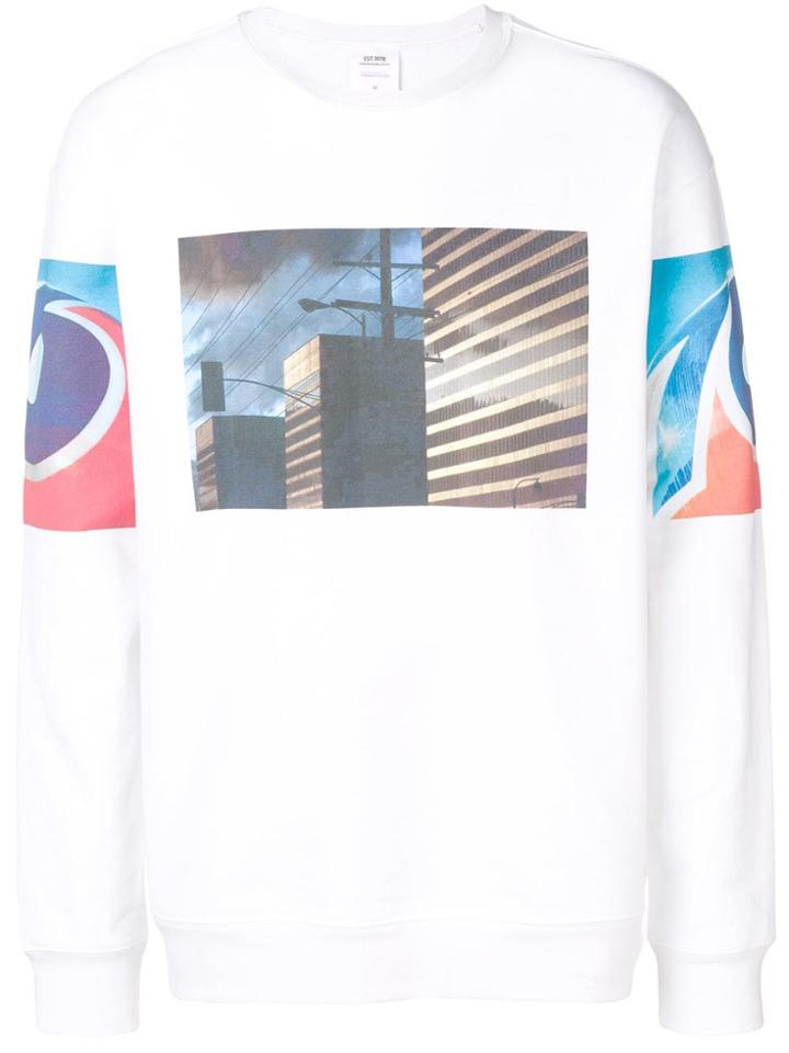 Calvin Klein Jeans Est. 1978 Printed Sweatshirt - White