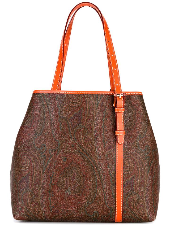 Etro Double Handles Tote, Women's, Cotton/polyester/polyurethane/acrylic