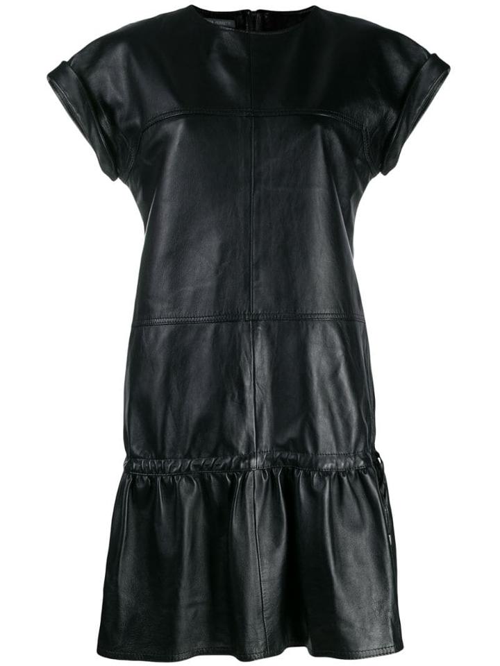 Alberta Ferretti Panel Flared Mini Dress - Black