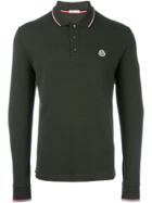 Moncler Long Sleeve Polo Shirt - Green