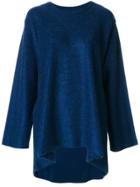 Mm6 Maison Margiela Loose Fit Jumper - Blue