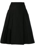 Ermanno Scervino Ruffled A-line Skirt - Black