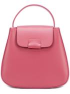 Nico Giani Foldover Top Tote Bag - Pink & Purple