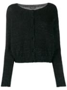 Roberto Collina Relaxed Fit Cardigan - Black