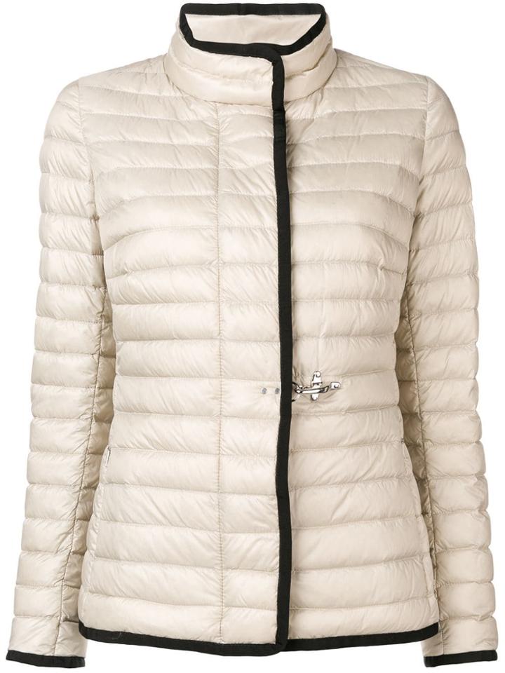 Fay Puffer Jacket - Neutrals