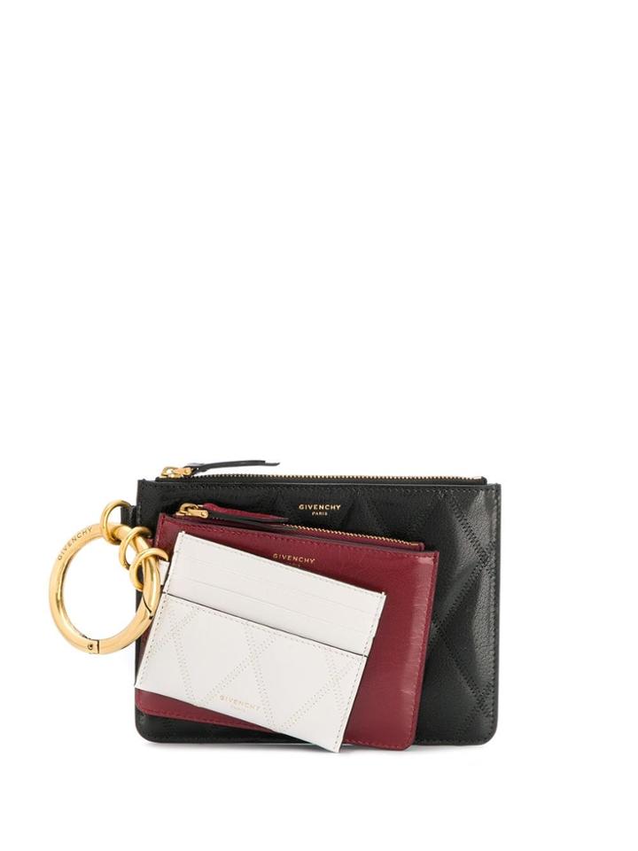 Givenchy Multi Pouch Clutch Bag - Black