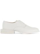 Jacquemus Mismatched-heel Derby Shoes - White