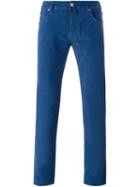 Jacob Cohen Slim Fit Jeans, Men's, Size: 33, Blue, Cotton/spandex/elastane
