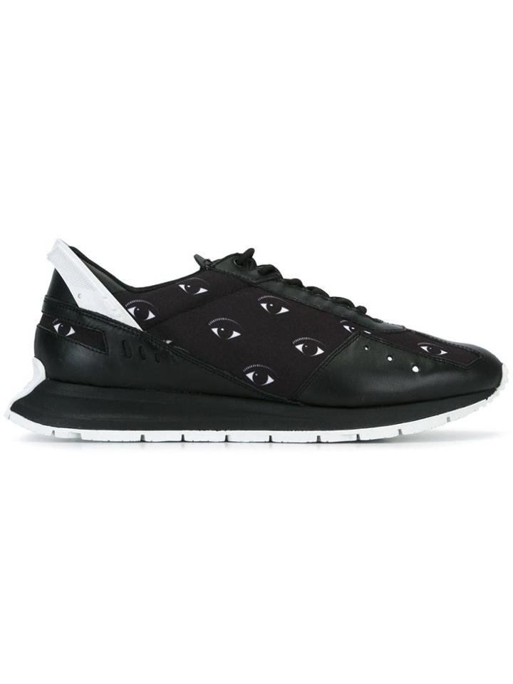 Kenzo 'cloud Mix Eyes' Sneakers - Black