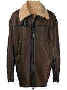 Diesel Red Tag X Glenn Martens Gmlt01 Aviator Jacket - Brown