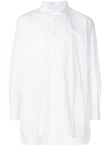 Bergfabel Pointed Collar Shirt - White