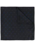 Saint Laurent - Dot Print Neck Scarf - Women - Silk - One Size, Black, Silk