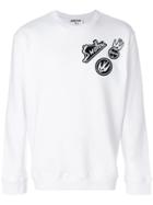Mcq Alexander Mcqueen Embroidered Swallow Sweatshirt - White