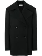 Nina Ricci Oversized Peacoat - Black