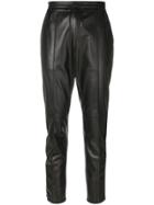 Joseph Leather Pants - Black