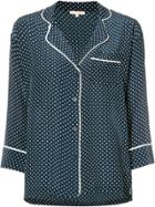 Gold Hawk Polka Dot Shirt - Blue