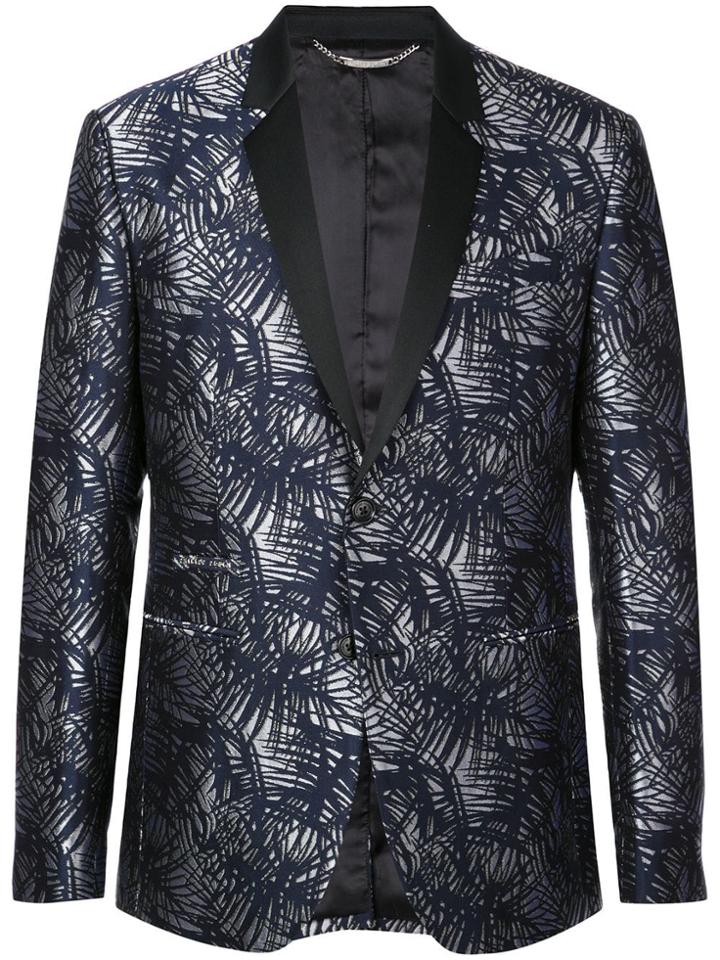 Philipp Plein Patterned Blazer - Black