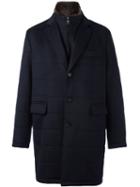 Liska Single Breasted Coat, Men's, Size: 54, Blue, Rabbit Fur/cashmere/viscose
