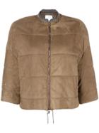 Fabiana Filippi Cropped Jacket - Brown