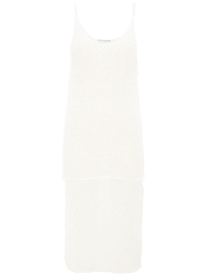 Jw Anderson Paper Cami Dress - Neutrals