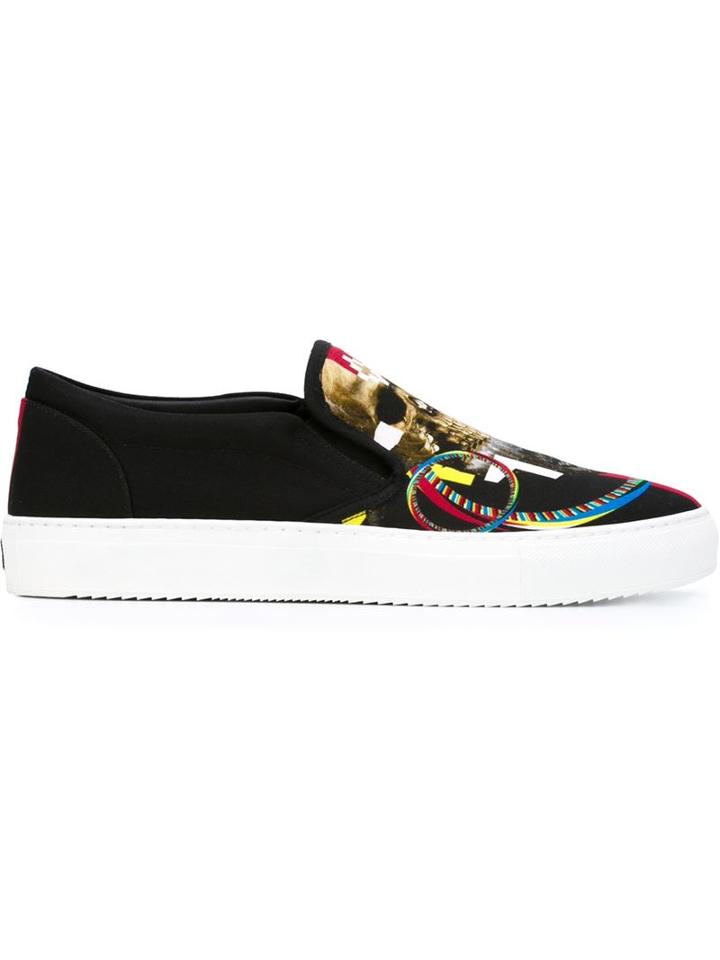 Marcelo Burlon County Of Milan Batavia Sneakers, Men's, Size: 39, Black, Cotton/rubber/leather