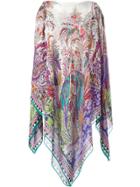 Etro Multi Printed Poncho - Multicolour