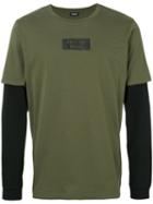 Diesel - Contrast Sweatshirt - Men - Cotton - S, Green, Cotton