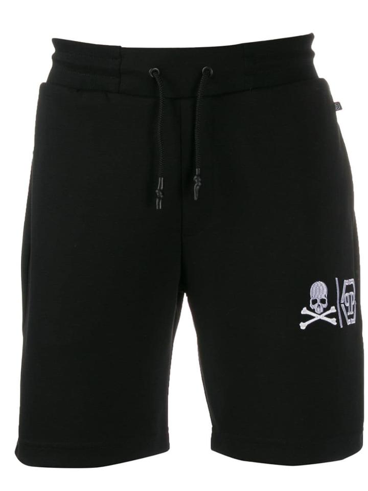 Philipp Plein Jogging Shorts - Black