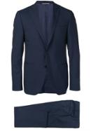 Canali Fitted Formal Suit - Blue