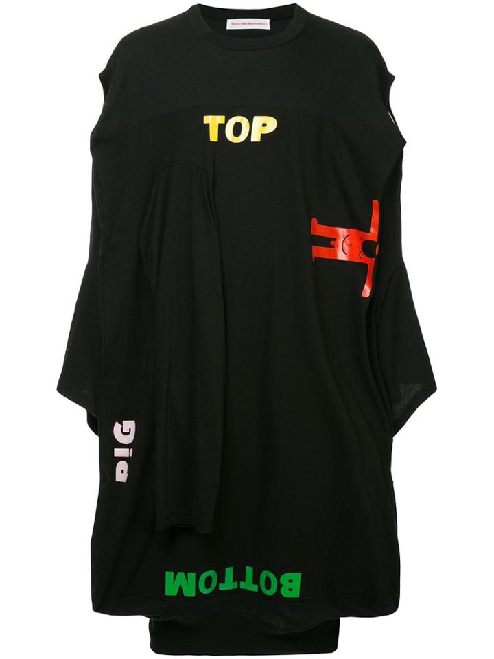Walter Van Beirendonck Top/bottom Top - Black