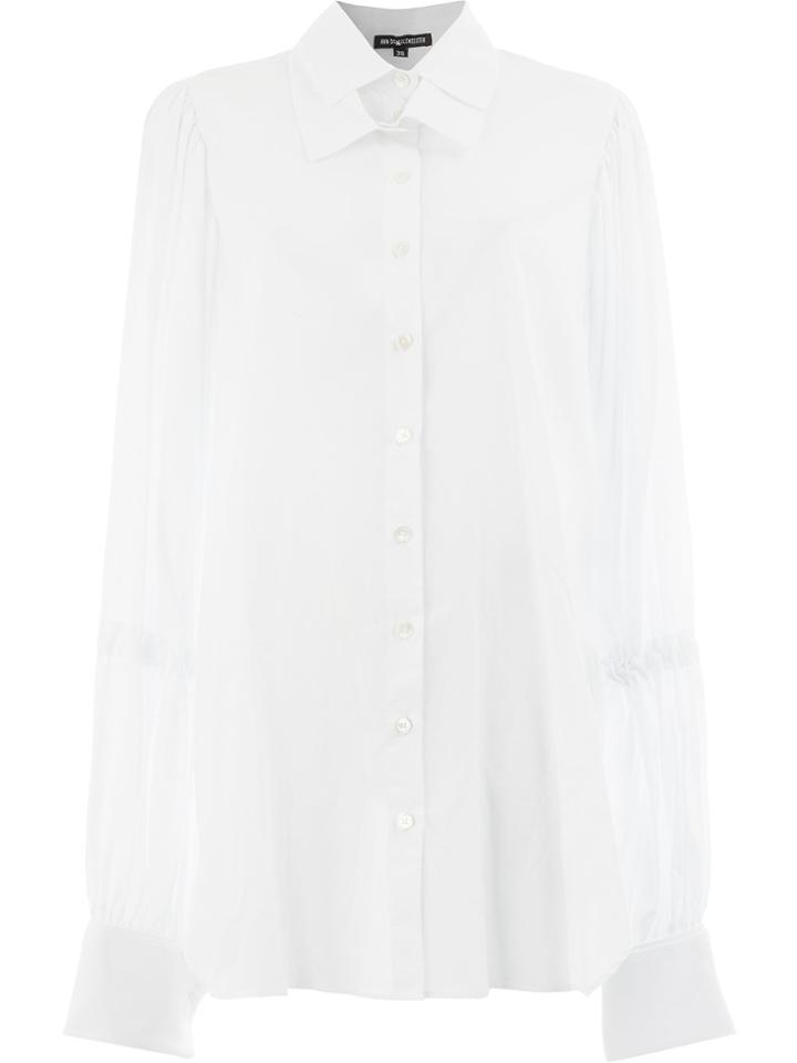 Ann Demeulemeester Double-collar Shirt - White