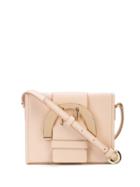 Zac Zac Posen Buckle Box Crossbody Bag - Neutrals