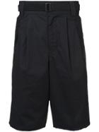 Sacai Hemp Grid Shorts - Blue