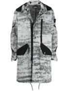 Stone Island Shadow Project Hooded Coat - Black