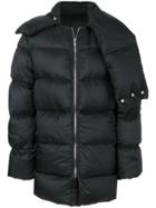 Rick Owens Oversized Padded Coat - Black
